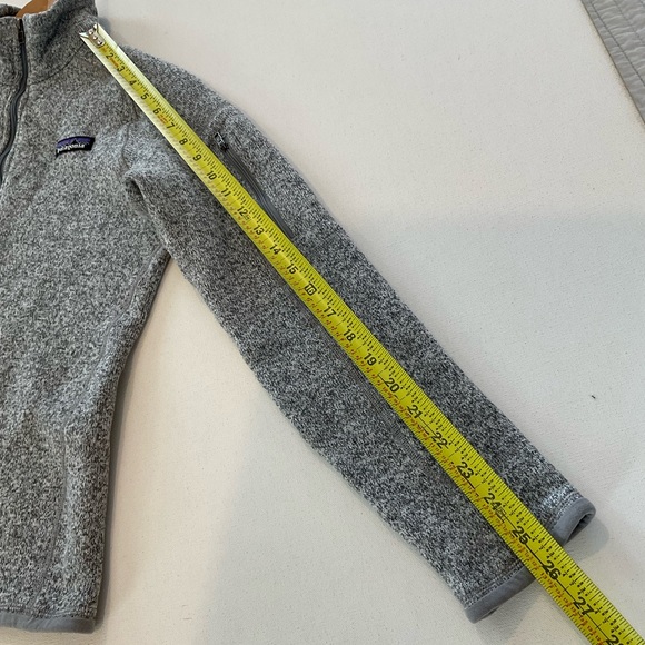 PATAGONIA Women’s M (Fits Small)  Better Sweater 1/4 Zip Heather Gray Normcore - Picture 13 of 14